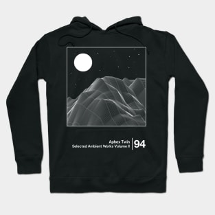 Aphex Twin - Selected Ambient Works Vol II / Minimalist Style Graphic Design Hoodie